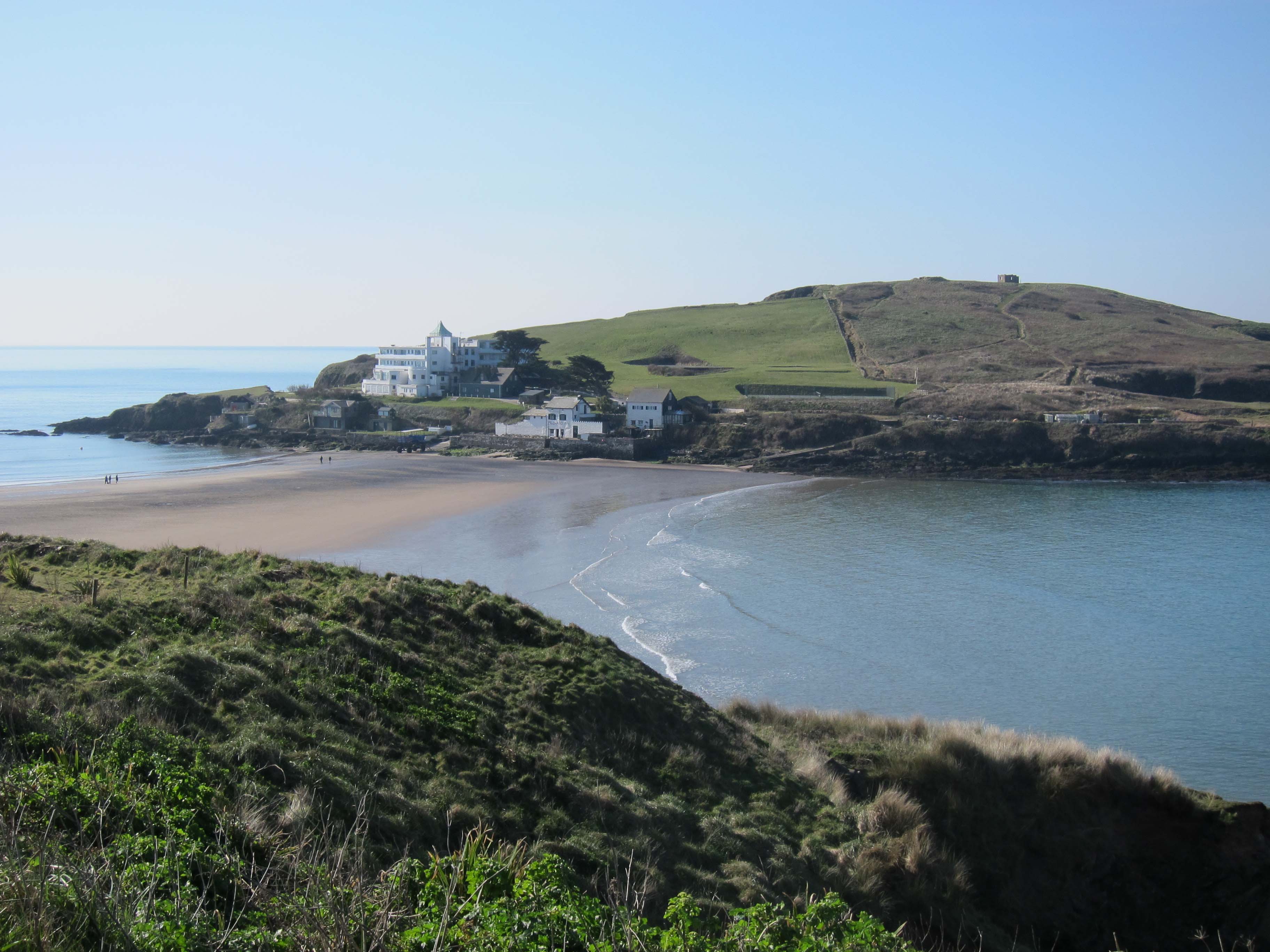 Burgh Island from afar